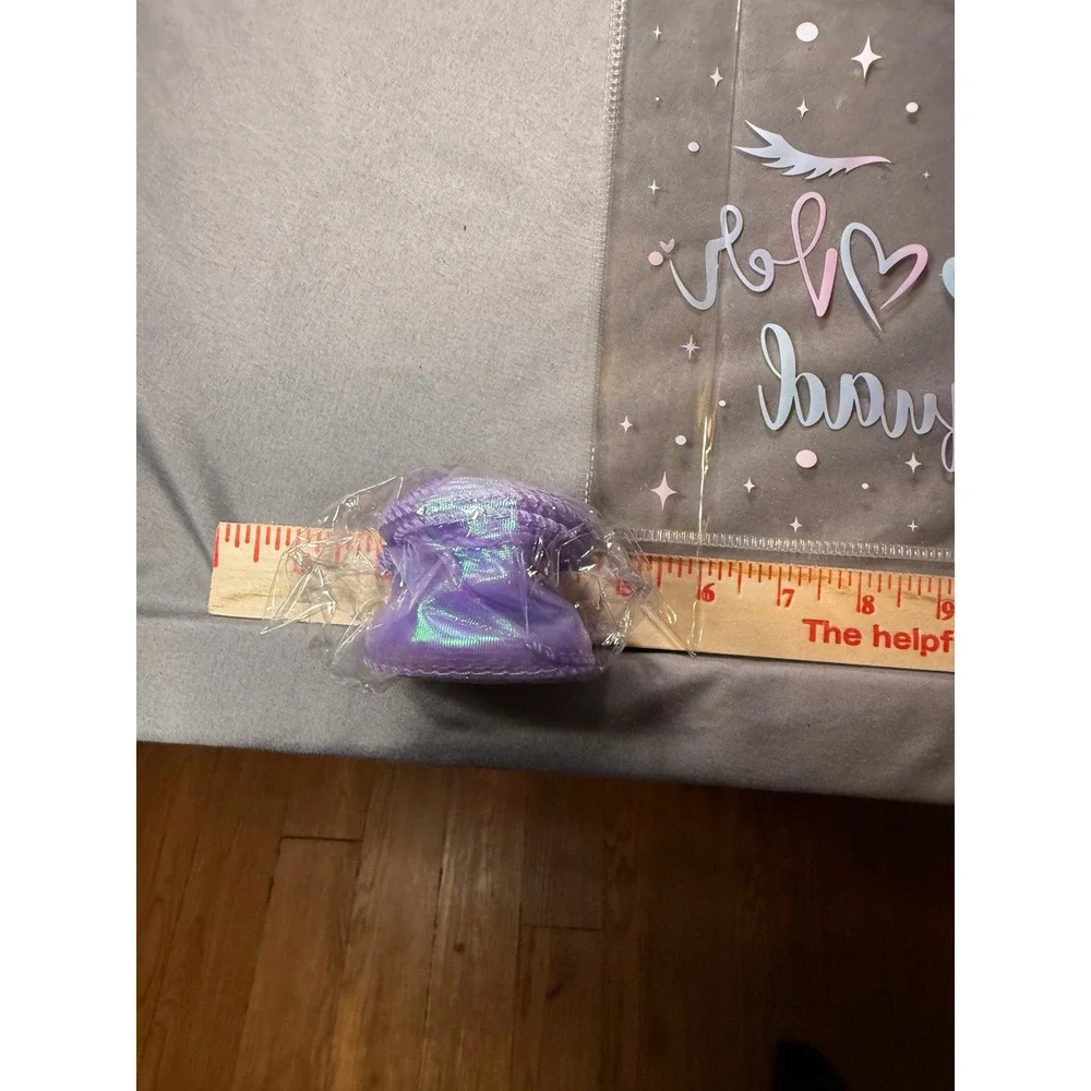 NEW 14 Sleepover Squad Clear PVC Tote Bags. Iridescent Writing